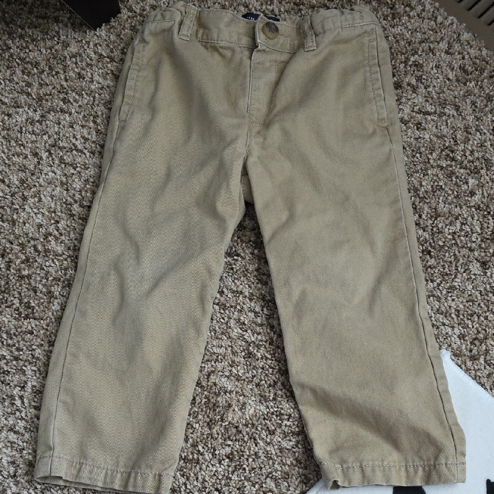 The Children's Place Tan Chinos Classic Straight-Leg